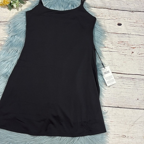 NWT Girlfriend Collective Black Float Juliet Exercise Dress - Picture 7 of 9